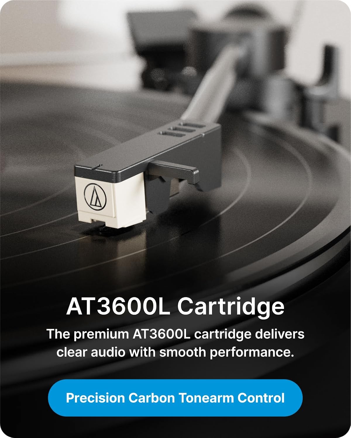 Fully Automatic Vinyl Record Player with Bluetooth 5.3, USB Recording & Remote