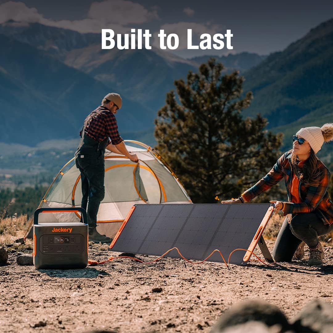 200W Foldable Solar Panel Portable High Efficiency ETFE Camping RV