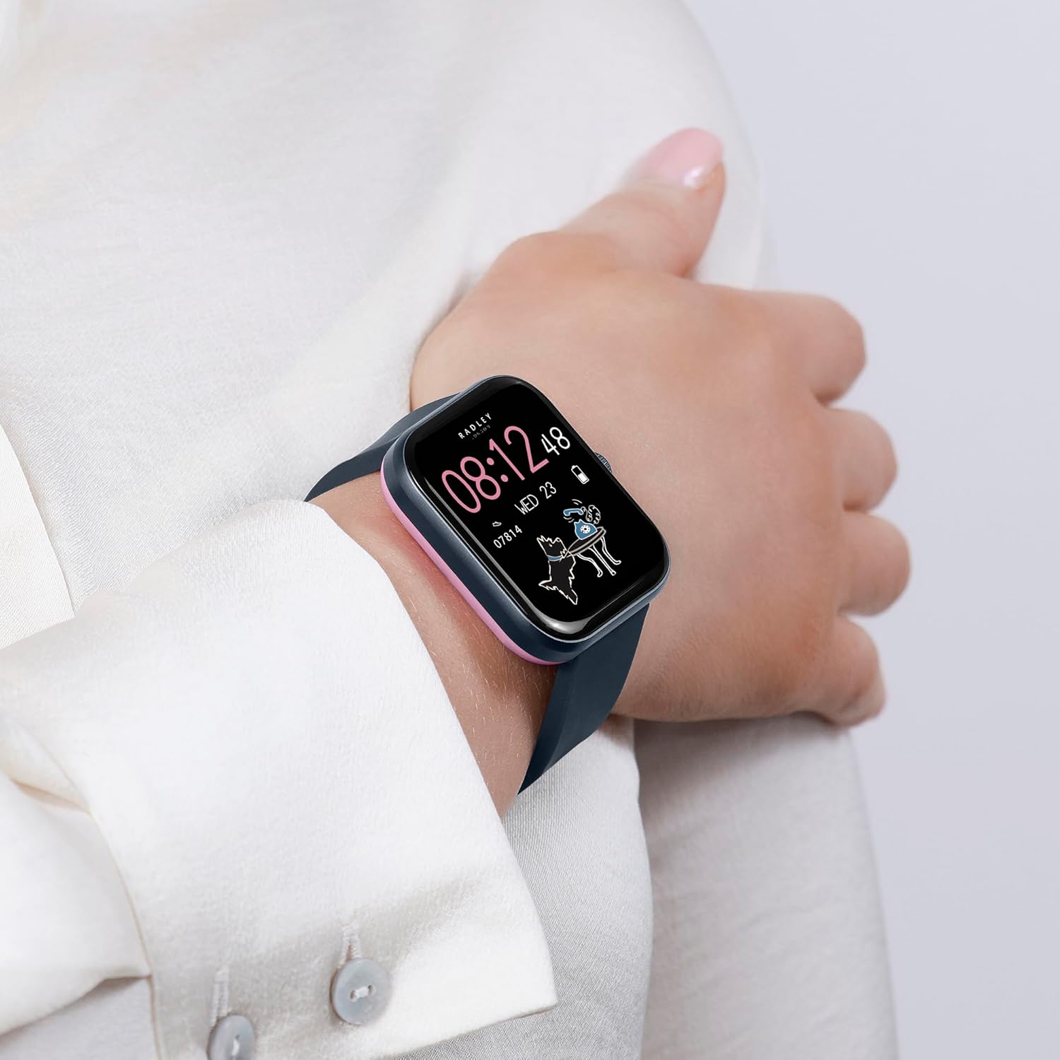 Womens Smart Watch Bluetooth Call Fitness Tracker Navy