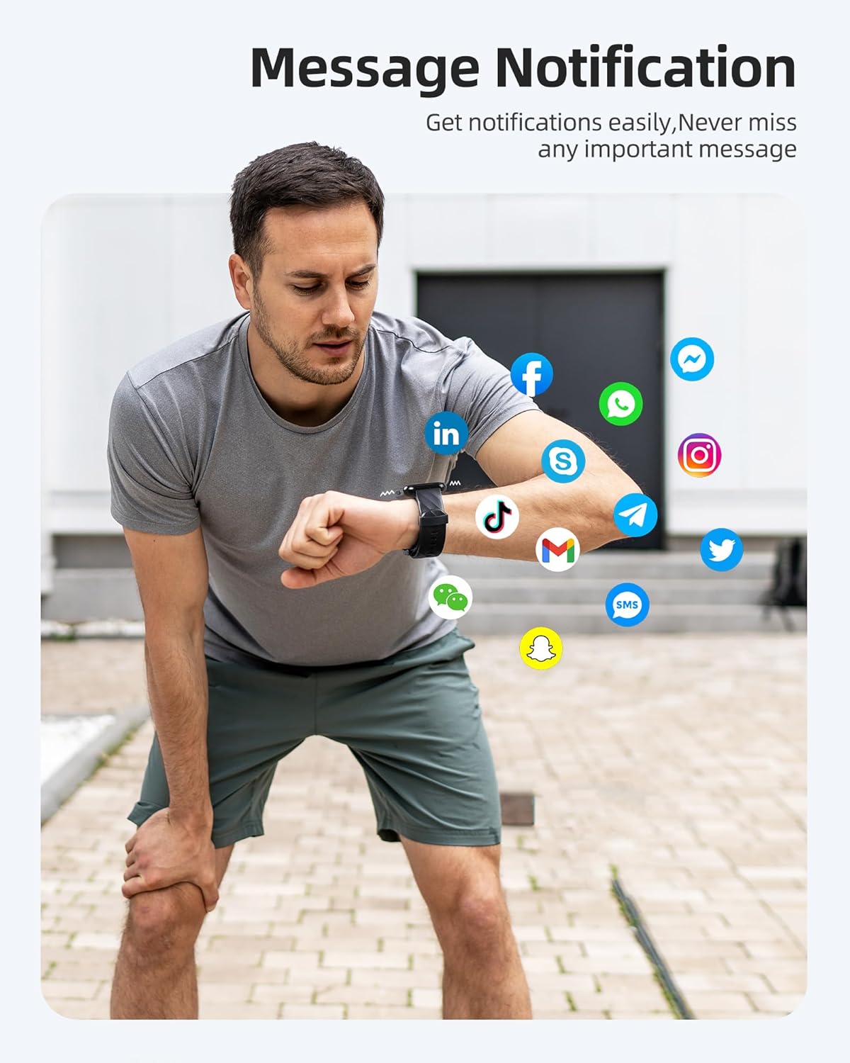 Swimming Smart Watch 100 Sports 5ATM Sleep Tracker