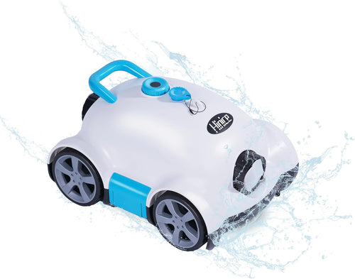 Cordless Pool Vacuum Robot 150min Waterproof Auto Cleaner White