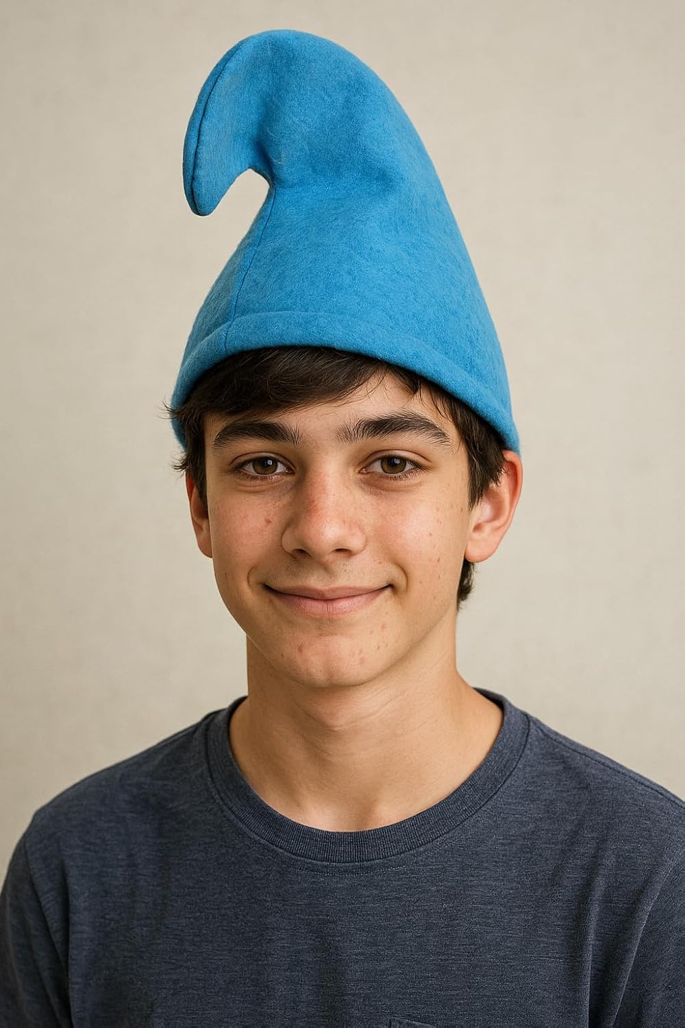 Kids Gnome Hat Costume Blue Fancy Dress Party Halloween