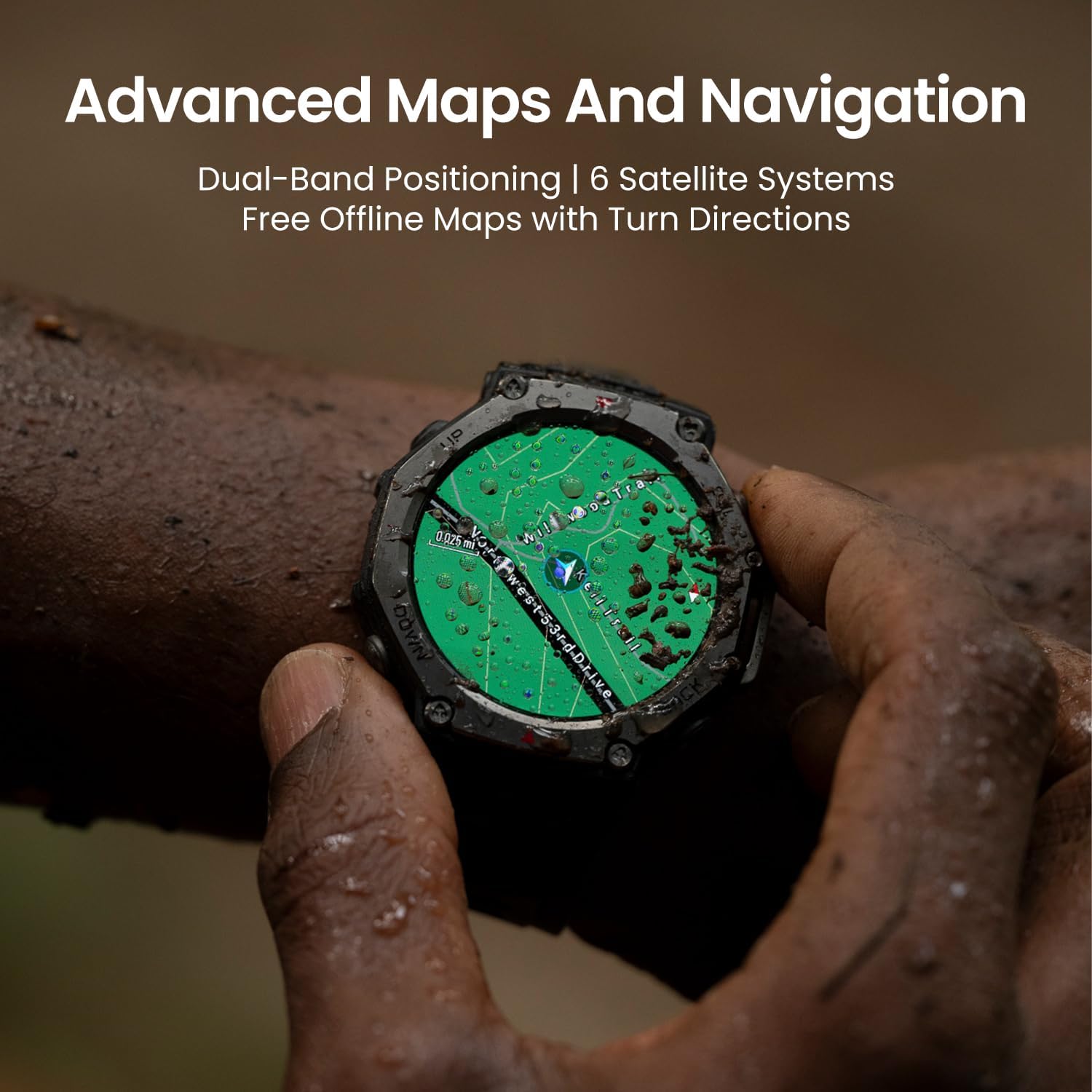 Outdoor GPS Smart Watch 27 Day Battery 170 Sports