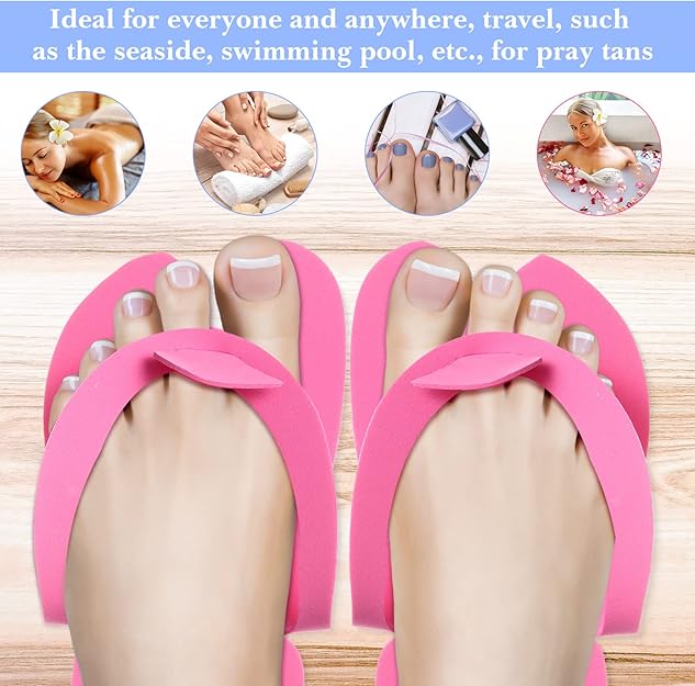 Disposable Pedicure Slippers 90 Pairs EVA Foam Spa Flip Flops