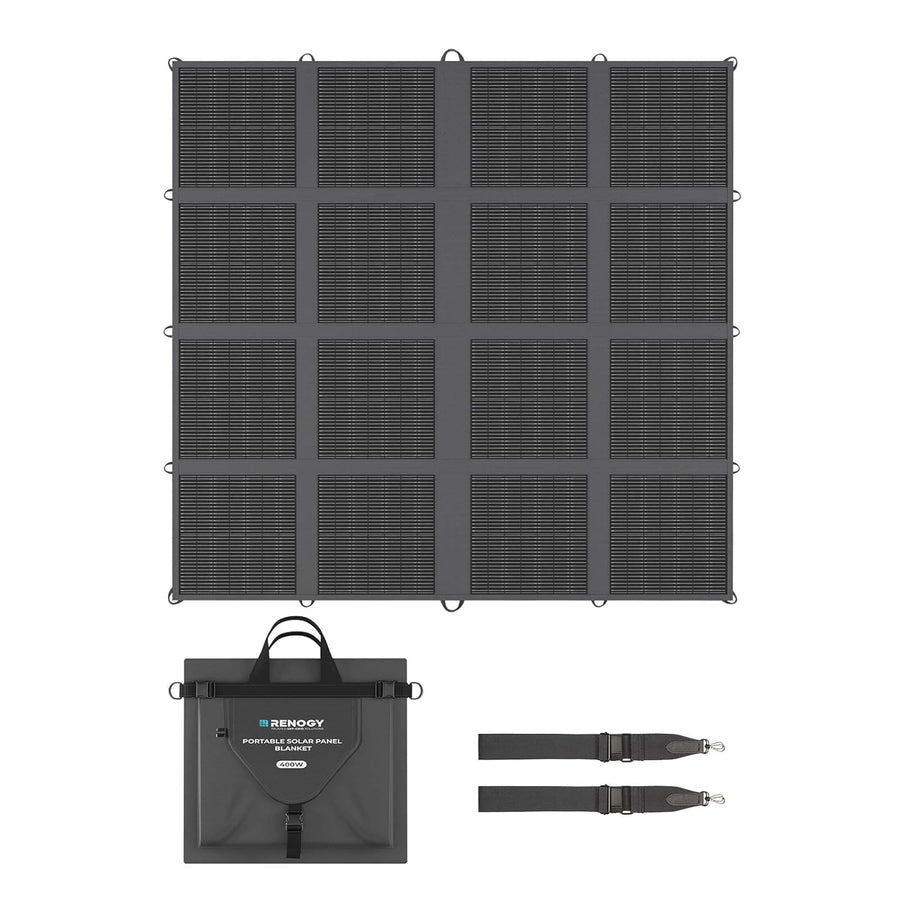 400W Foldable Solar Blanket 25 Efficiency RV Camping