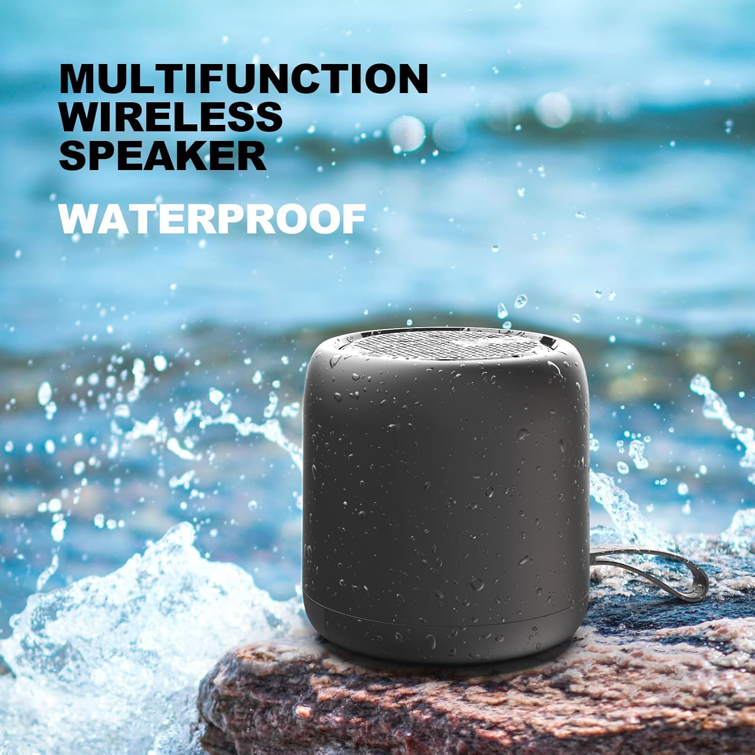 Mini Portable Bluetooth Speaker Waterproof IPX4 24H Stereo