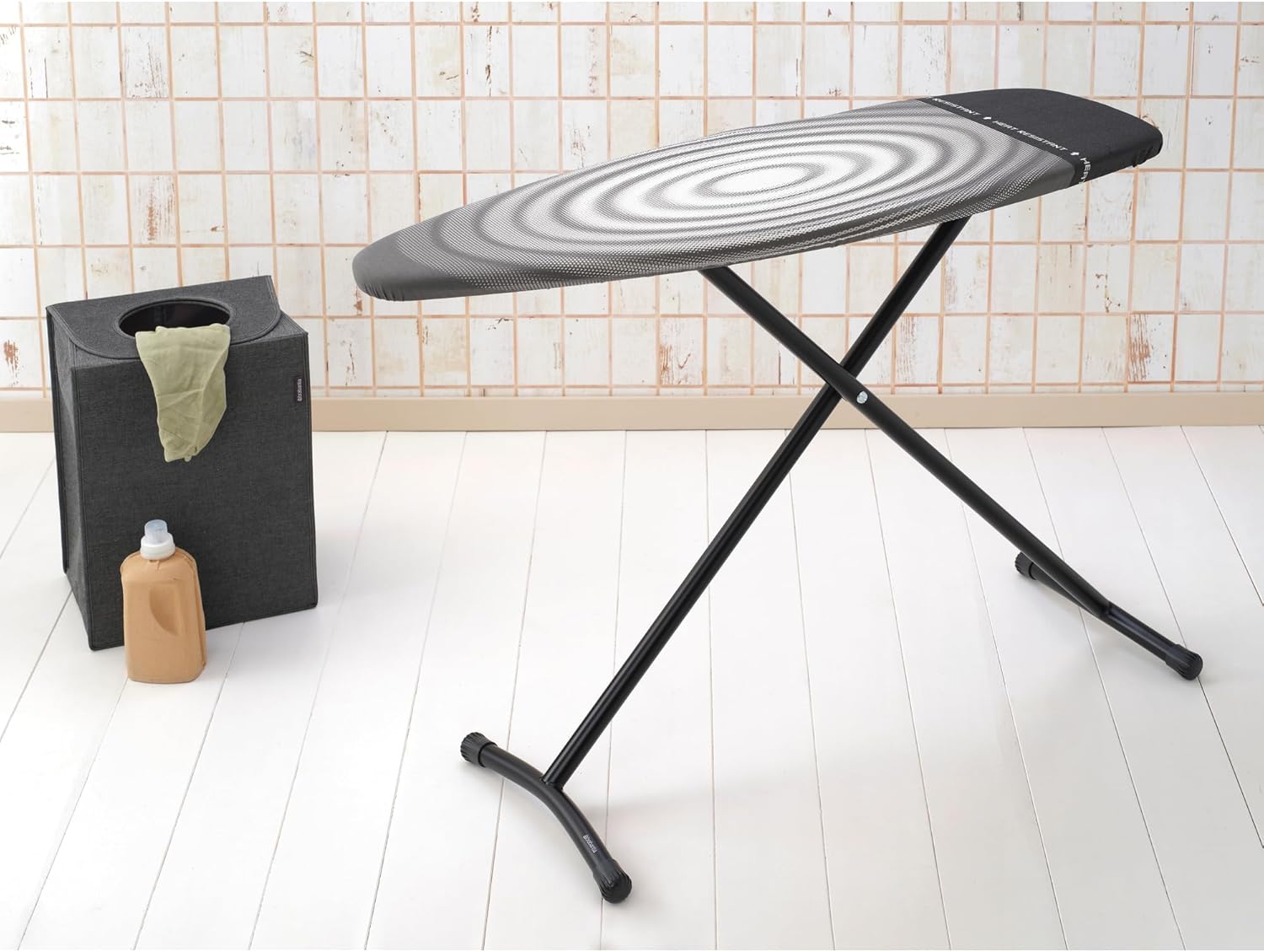 XL Ironing Board 135x45cm Adjustable Height Foldable Iron Rest