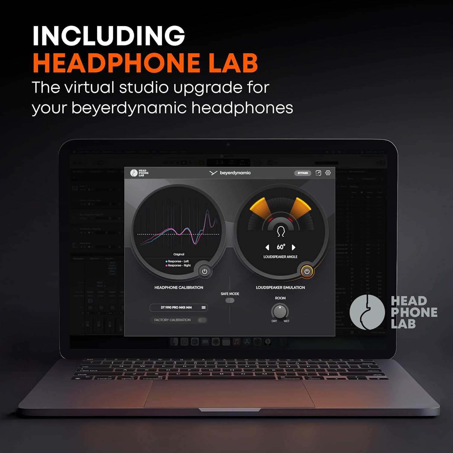 Closed Back Studio Monitoring Headphones 80 Ohm Over Ear High Resolution Sound
