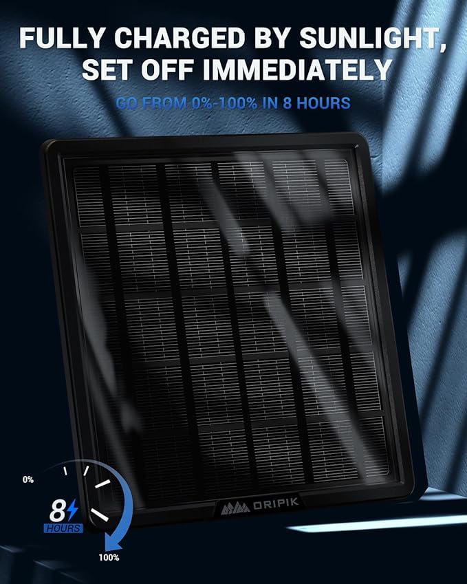 10W Trail Camera Solar Panel Charger 15000mAh Battery