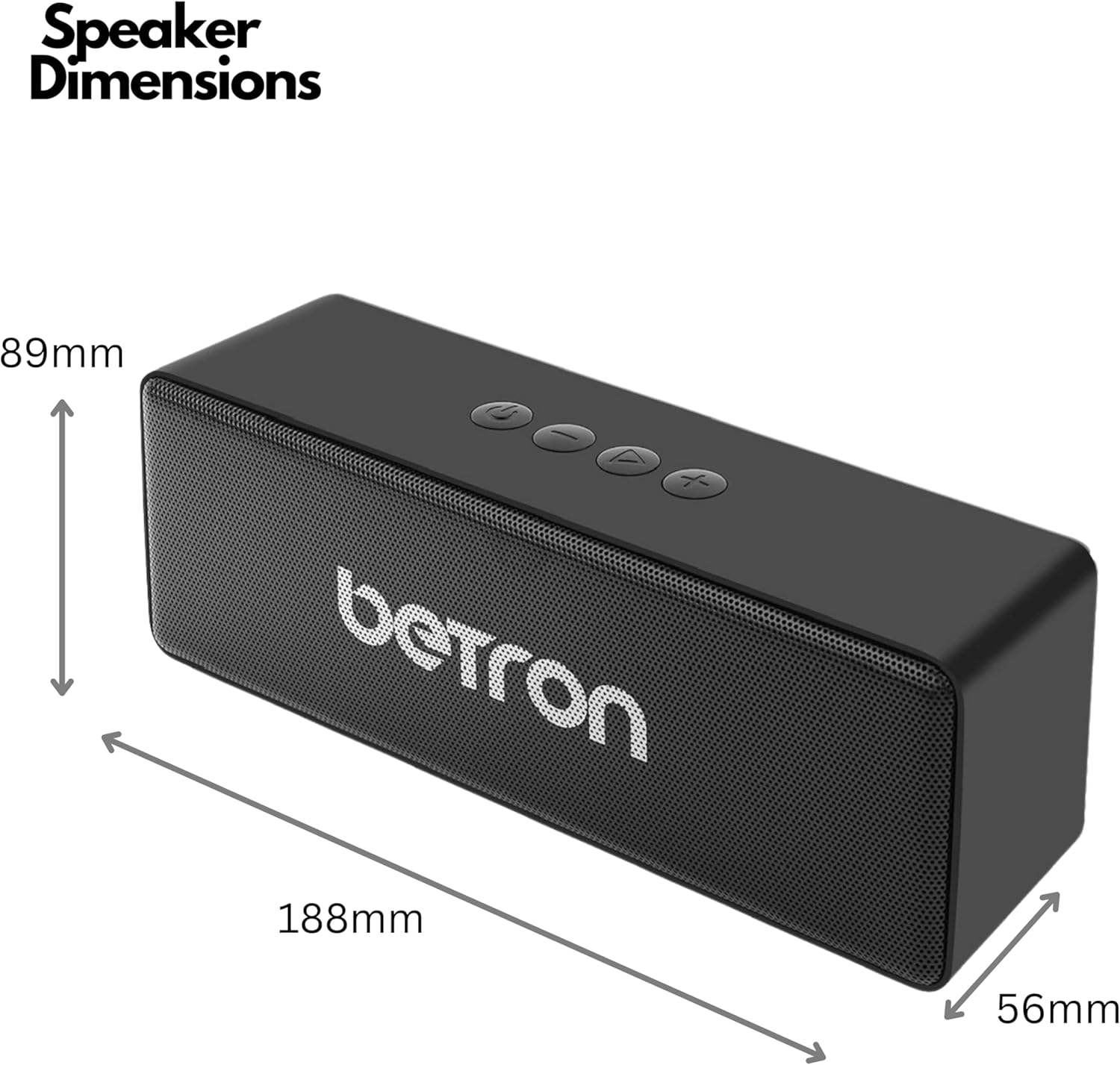 Mini Bluetooth Speaker 10W Portable Wireless Stereo AUX
