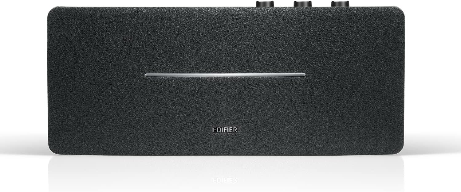 Bluetooth Stereo Speakers 70W RMS Wooden Bookshelf Audio System