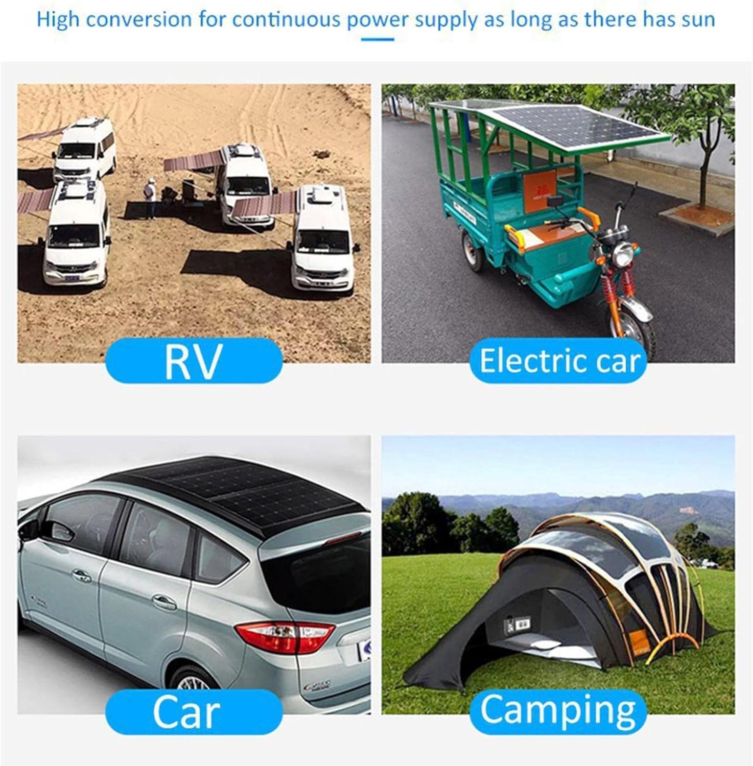 4000W Solar Panel Kit with Inverter Off Grid Power System Home RV