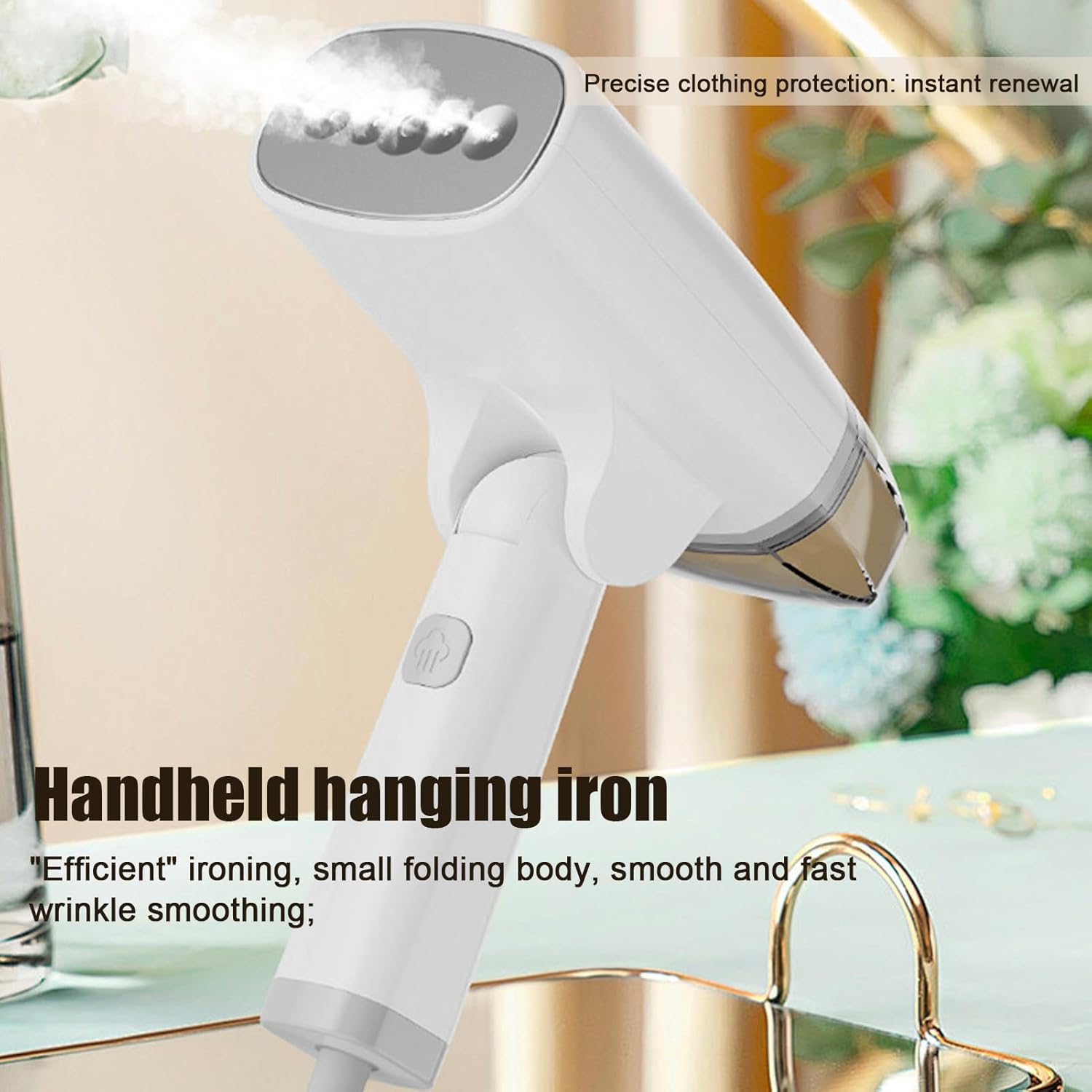 Portable Garment Steamer Handheld Travel Iron Wrinkle Remover