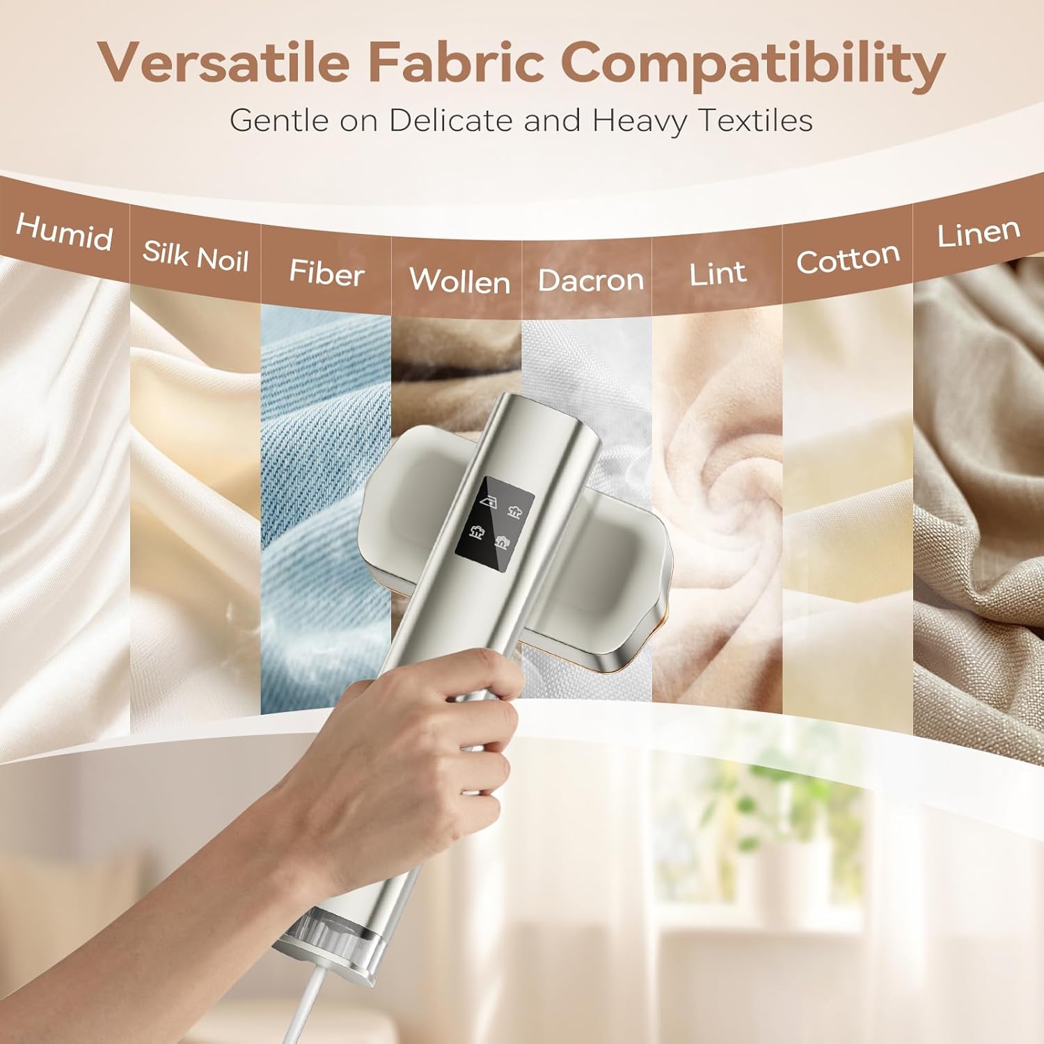 Travel Garment Steamer 1300W Dual Tank 25min Steam 2in1 Iron