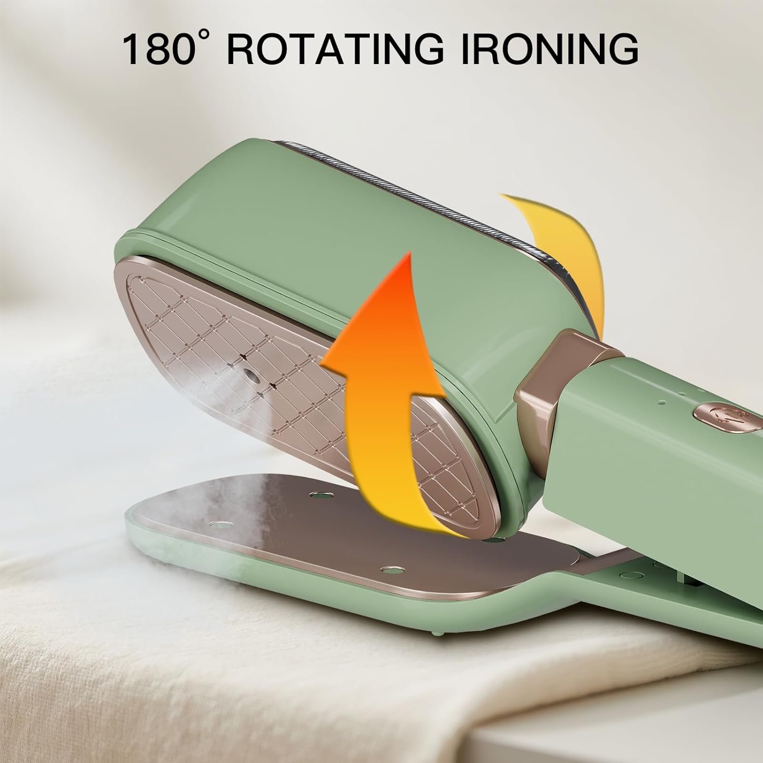 3in1 Mini Press Garment Steamer 1000W 15s Heat Rotatable