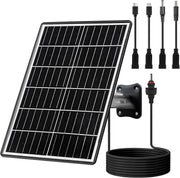 15W Solar Panel Kit 16000mAh Battery for Trail Camera 12V