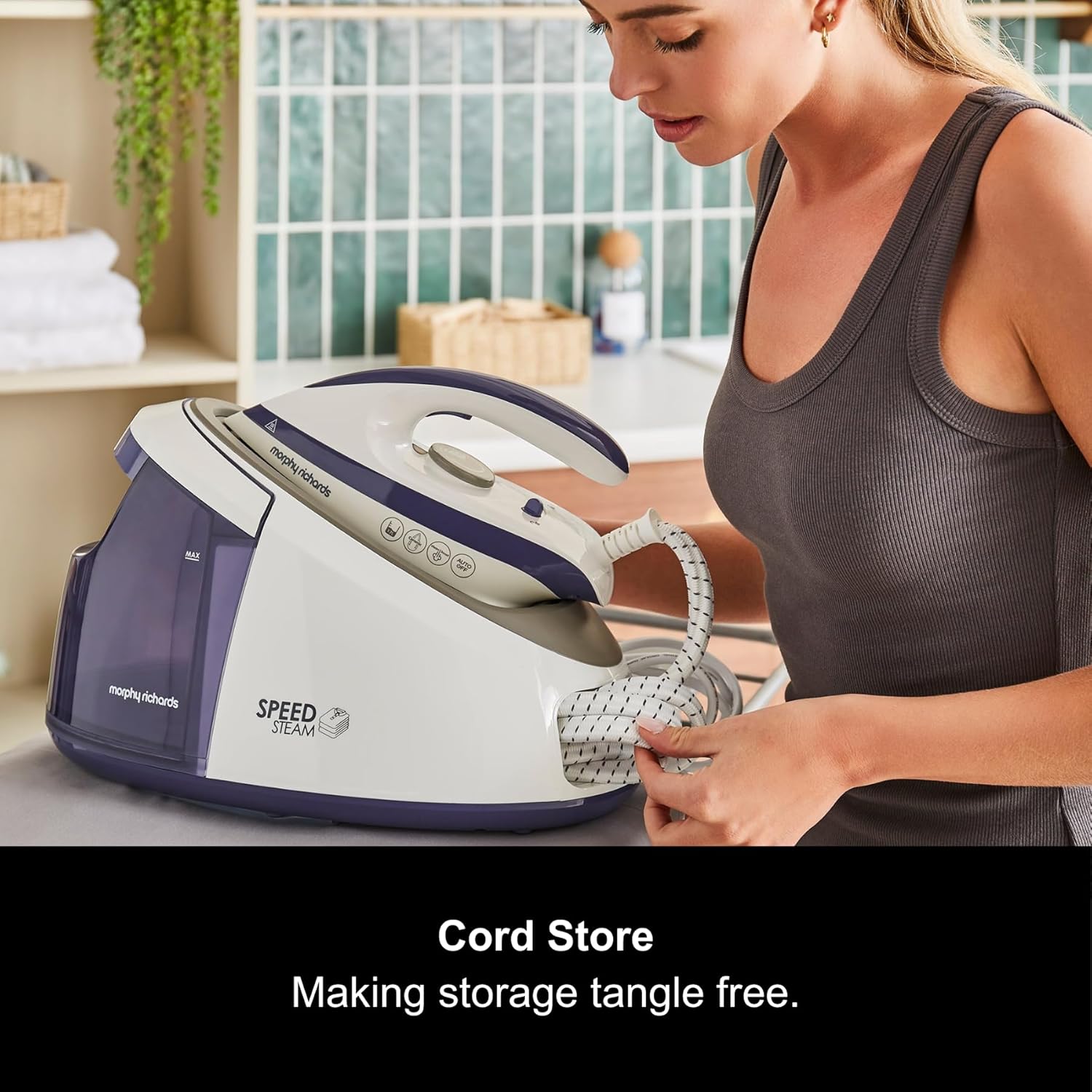 Steam Generator Iron 3000W 5.5 Bar 240g Steam Boost 1.7L Tank