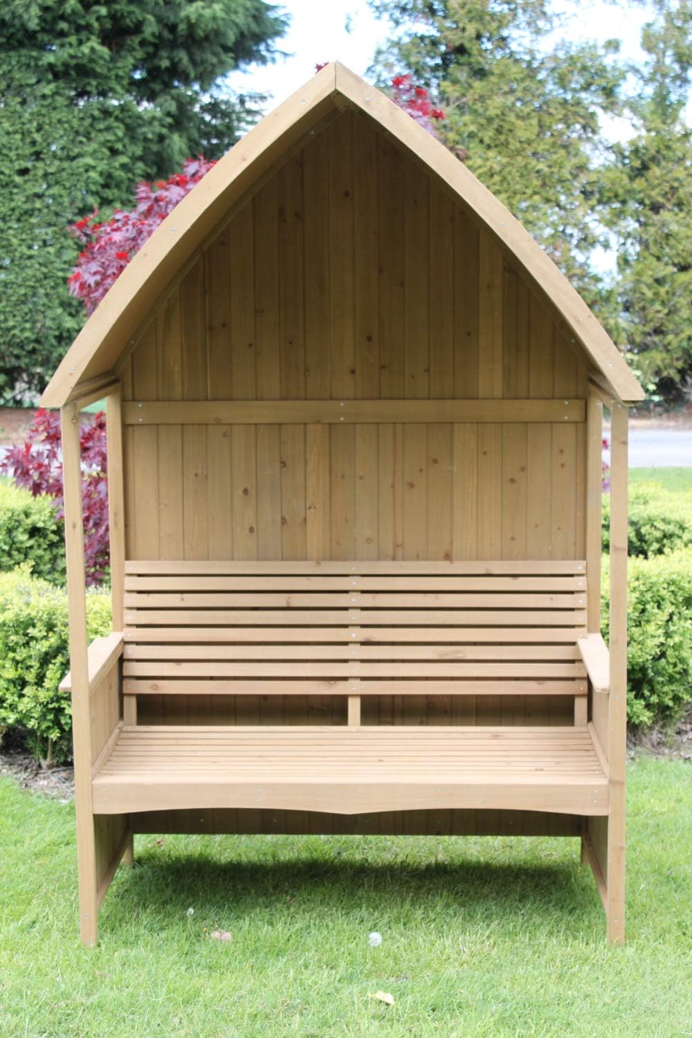 Wooden Garden Arbour Bench Pergola Seat Outdoor Arch