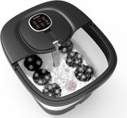 Electric Foot Spa Massager Heat Shiatsu Rollers Remote Foldable
