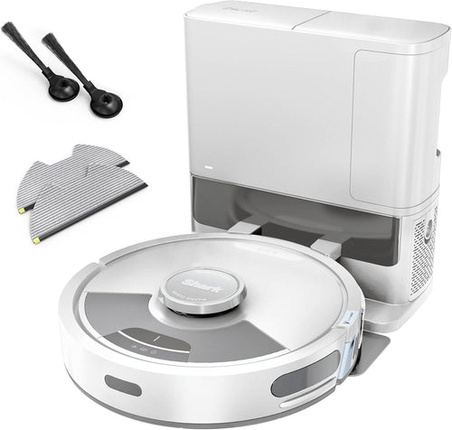 Robot Vacuum Mop Self Empty LiDAR Sonic Clean Pet Hair White