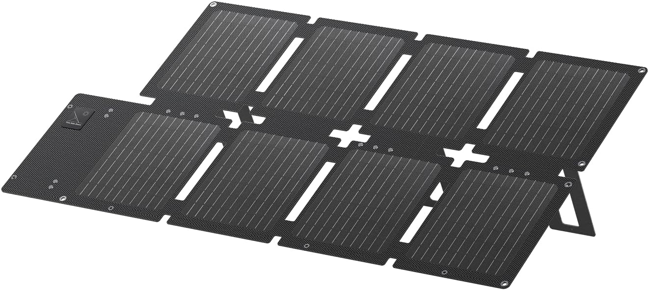 60W Foldable Solar Panel MC4 IP68 Camping Charger