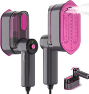 Mini Travel Garment Steamer 2in1 Fast Heat 10s Foldable Iron