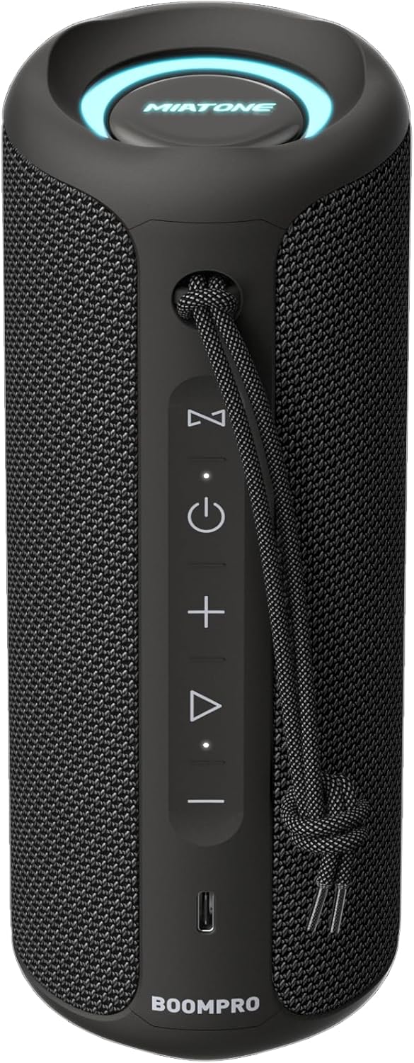 Bluetooth Speaker 36W Portable Stereo Bass Waterproof IPX7 RGB