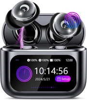 Wireless Bluetooth Sleep Earbuds Touch Screen 48 Hour Battery