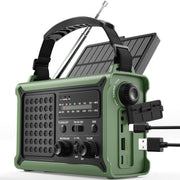 Emergency Wind Up Radio Solar Hand Crank 12000mAh SOS