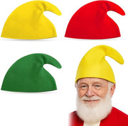3PCS Gnome Hat Set Santa Costume Cosplay Party Christmas Hats