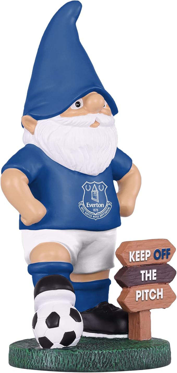 Football Garden Gnome Ornament Keep Off Pitch Fan Decor 20cm