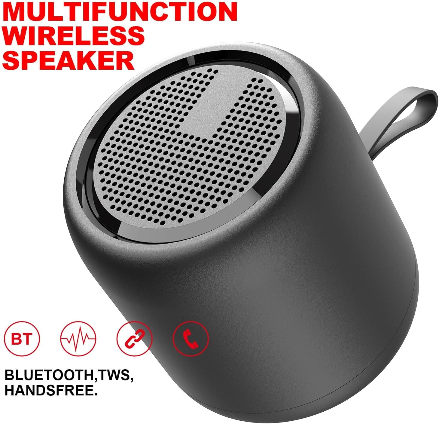 Mini Portable Bluetooth Speaker Waterproof IPX4 24H Stereo