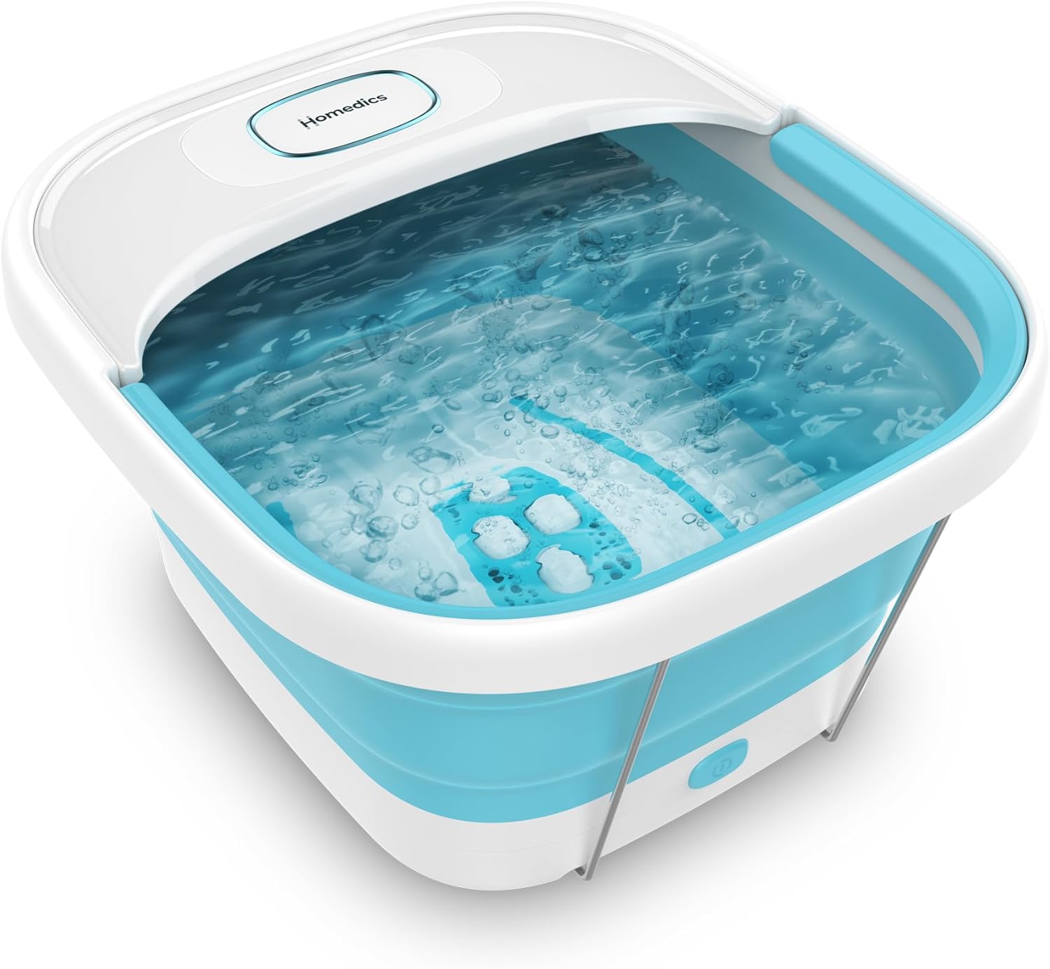 Collapsible Foot Spa Massager Heat Bubble Foldable Foot Bath UK12