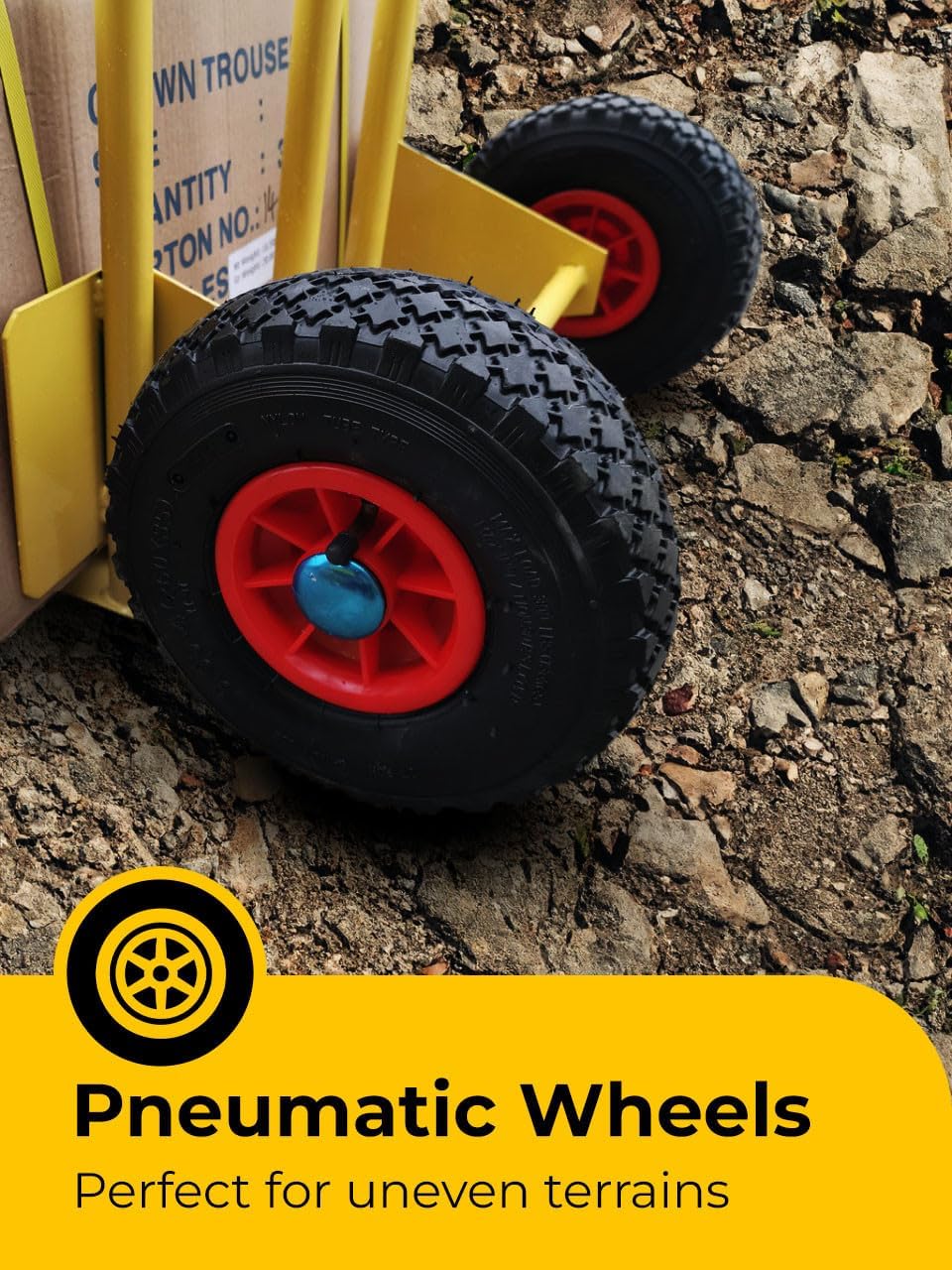Heavy Duty Sack Truck 200KG Pneumatic Wheel Barrow