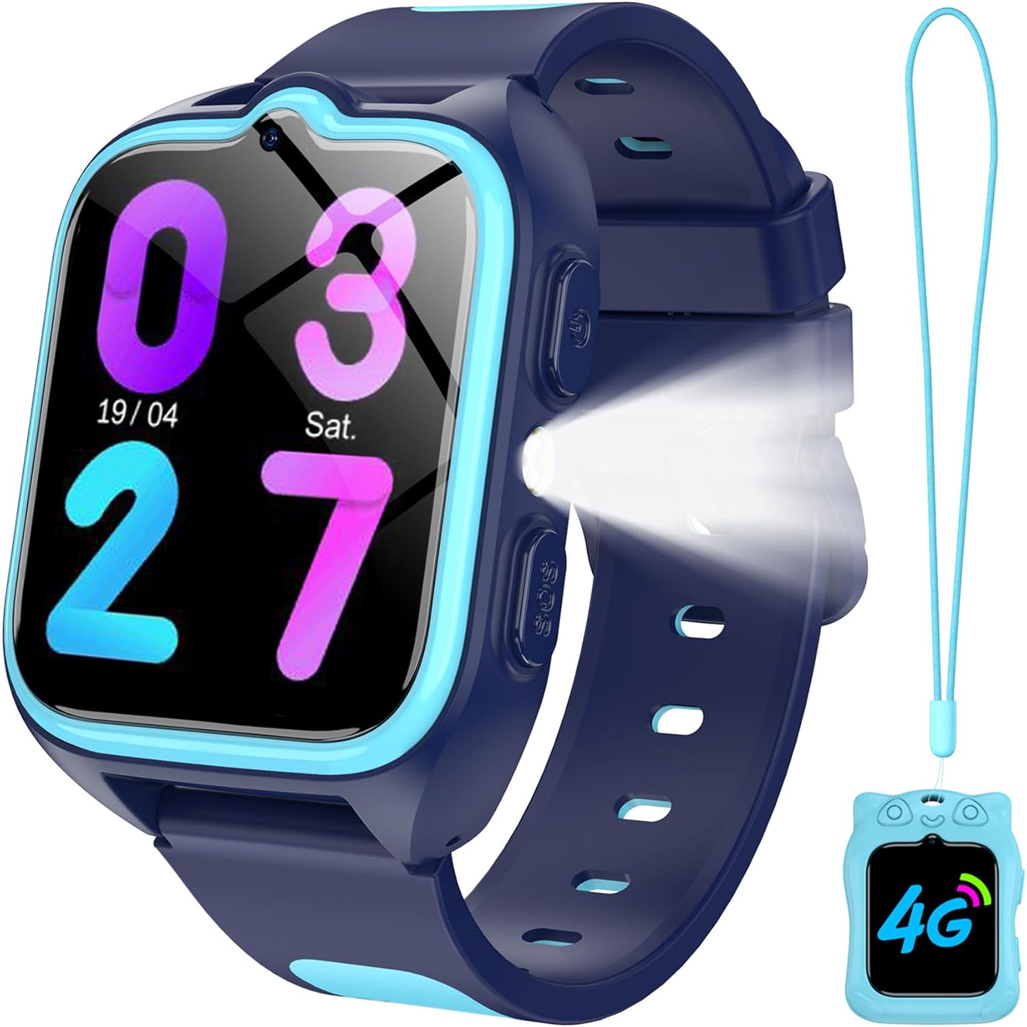 Kids 4G Smart Watch GPS Video Call SOS 1.75 Screen