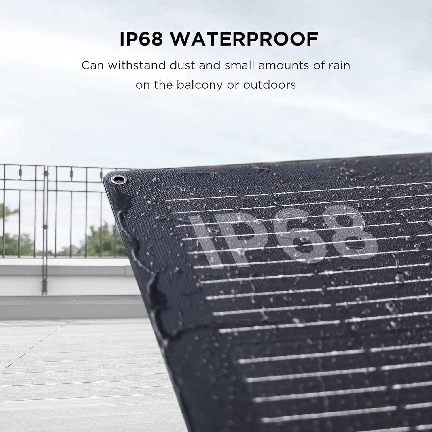 100W Flexible Solar Panel IP68 Lightweight Mono RV Roof Boat