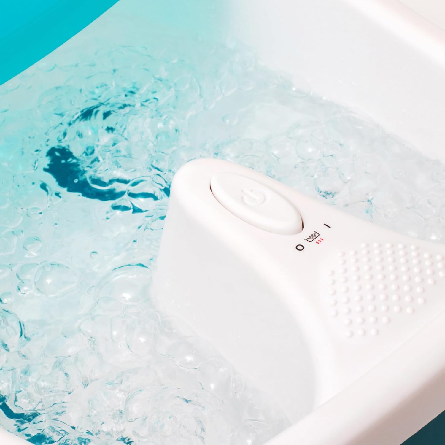 Foot Spa Massager Heat Bubble ACU Nodes Relax Foot Bath Pain Relief