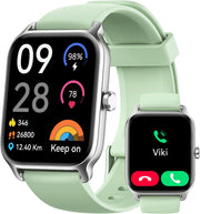 Smart Watch Bluetooth Call Alexa Fitness Tracker Green