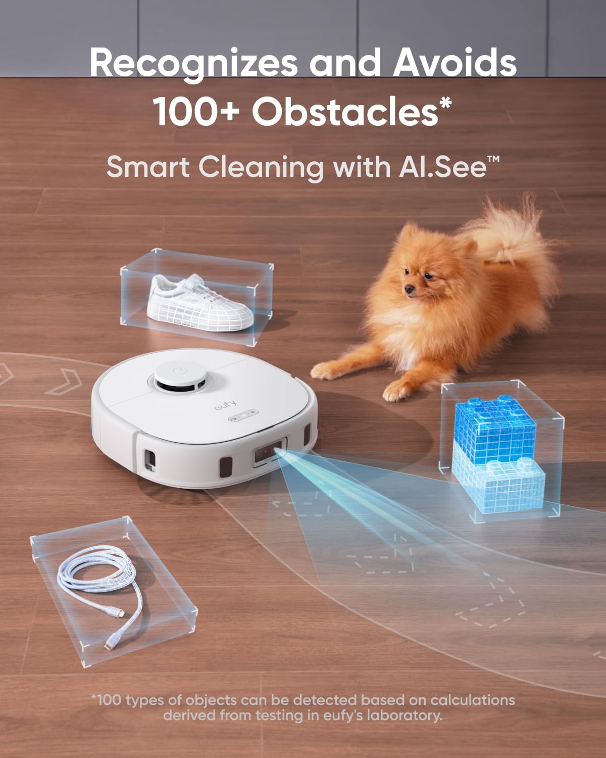 Robot Vacuum Mop 8000Pa Auto Empty Wash Dry AI Obstacle Avoidance