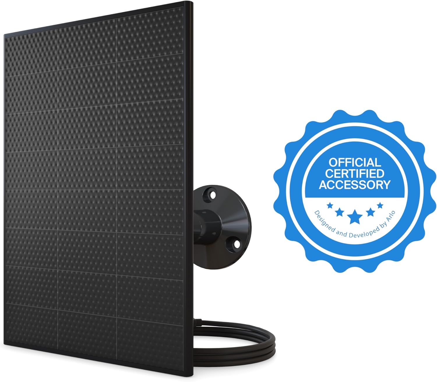 Solar Panel Charger for Wire Free Security Camera Weather Resistant