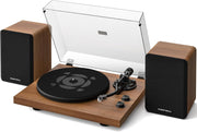 SoulBox S1 Vinyl Record Player with Stereo Speakers & Built-in Preamp