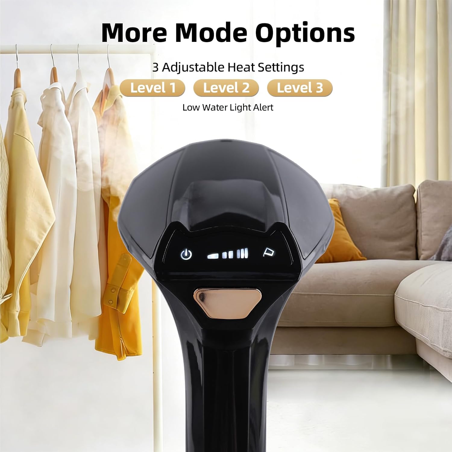 Handheld Garment Steamer 2000W 20s Heat 300ml 2in1 Iron