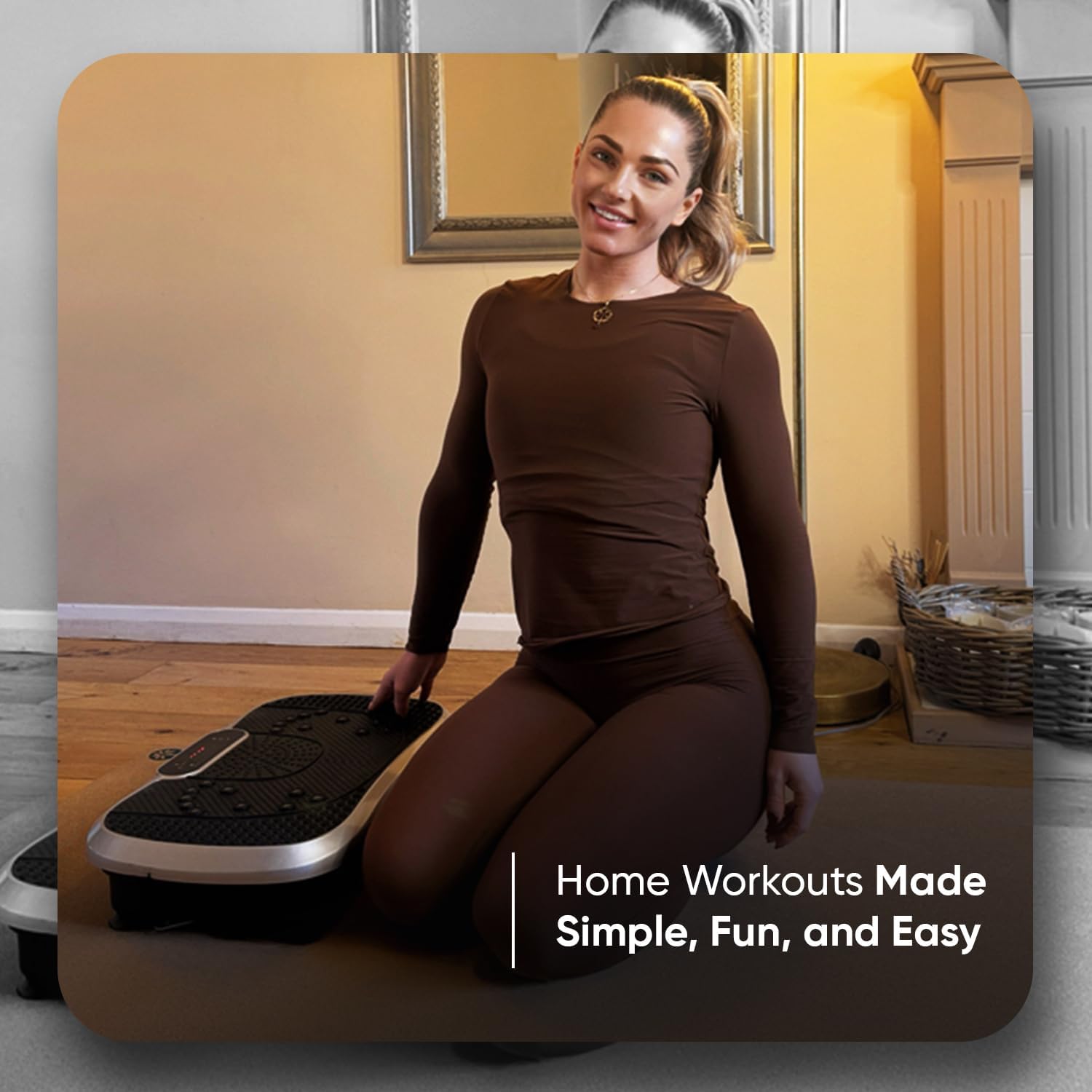 Vibration Plate Exercise Machine Whole Body Workout 99 Speeds