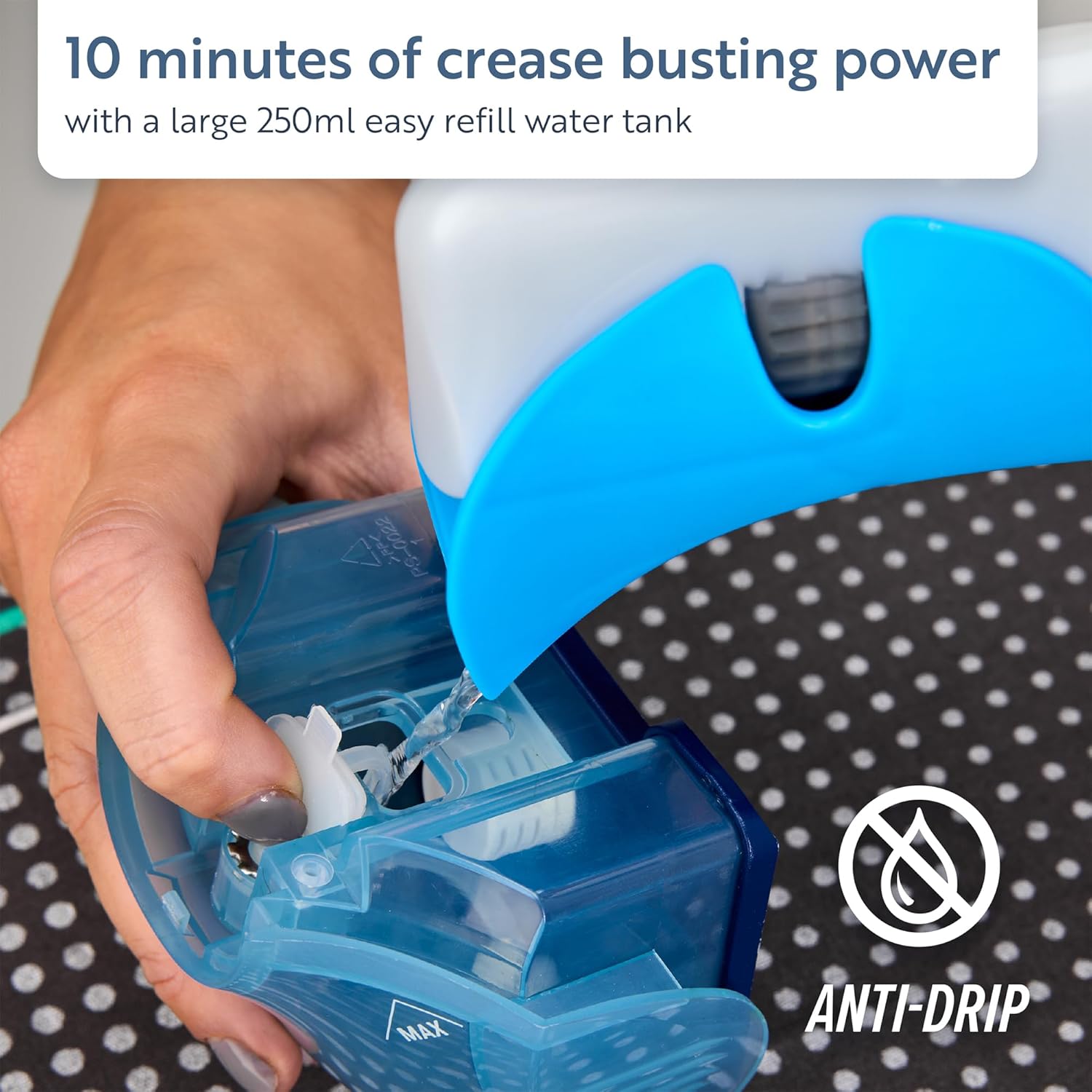 Handheld Garment Steamer with Hanging Steam Pad Fast Heat