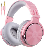 Wired Over Ear Studio Headphones 50mm Driver Foldable DJ Monitor Mic