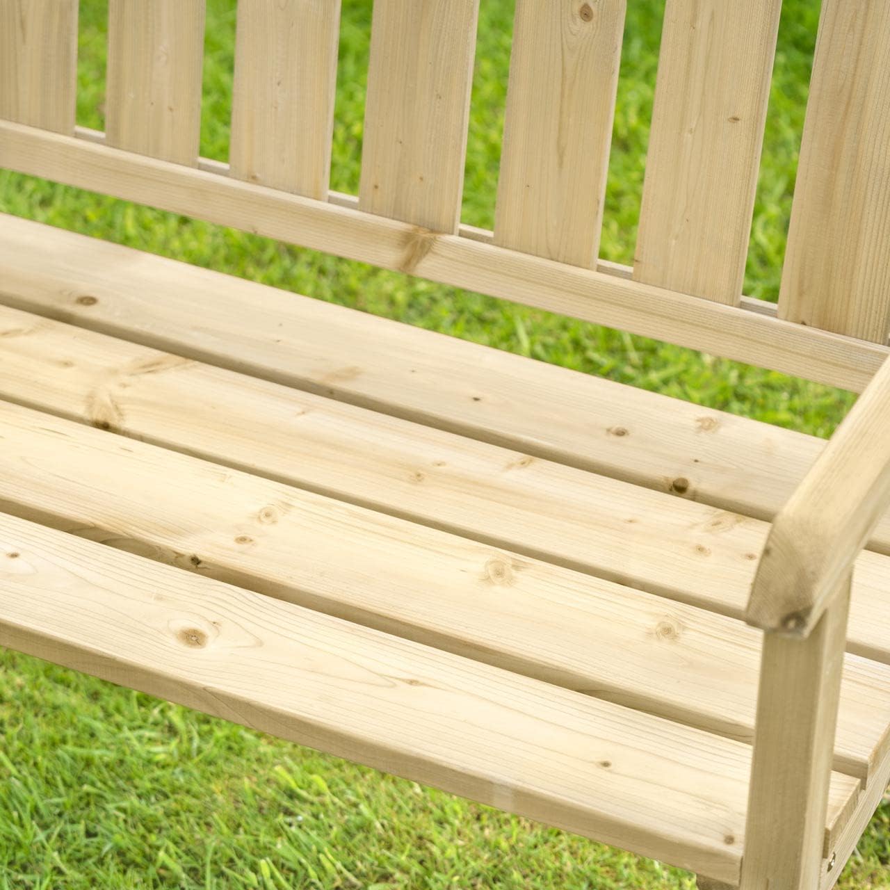 3 Seater Wooden Garden Bench Outdoor Patio Seat