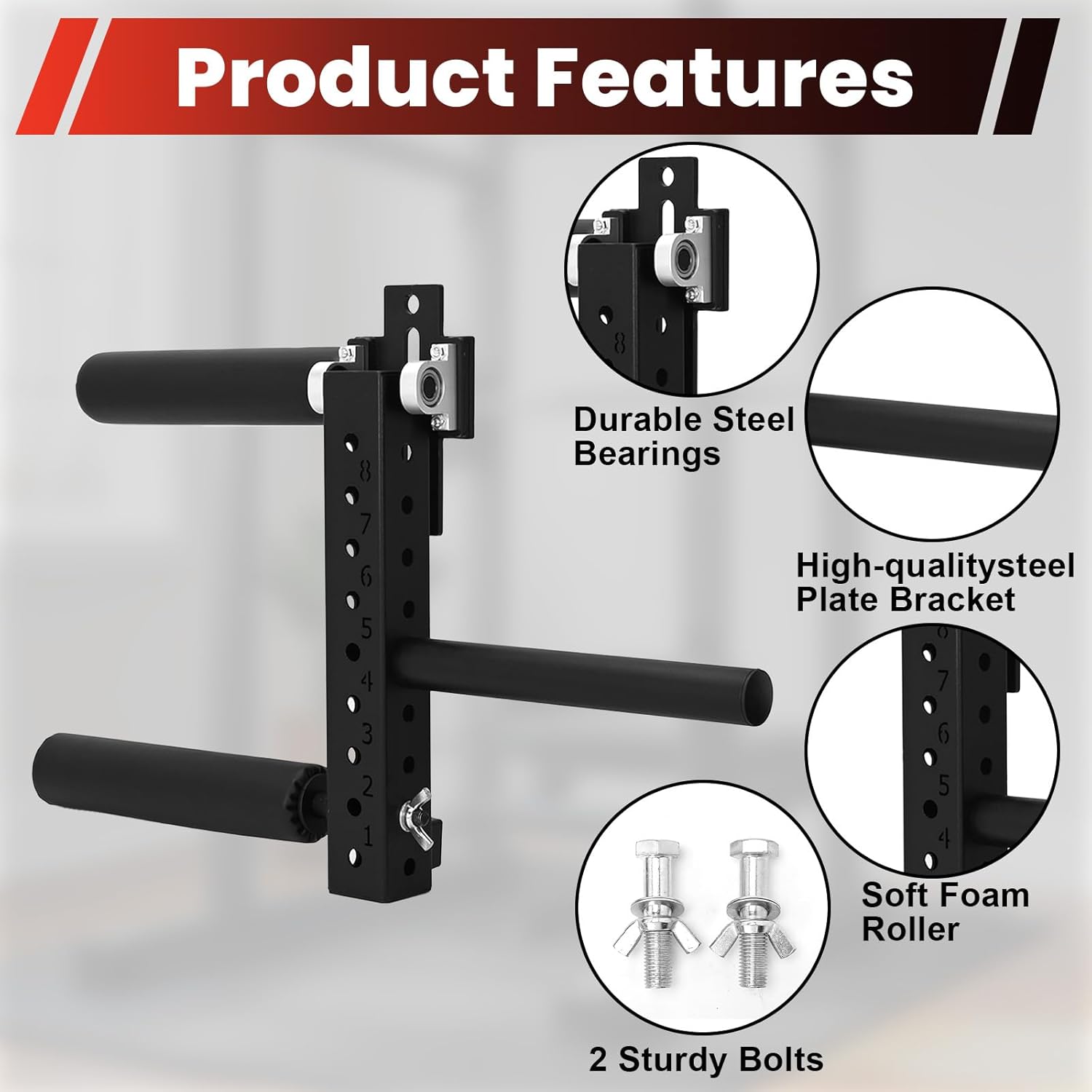 Leg Extension Curl Attachment Plate Loaded Rack Trainer
