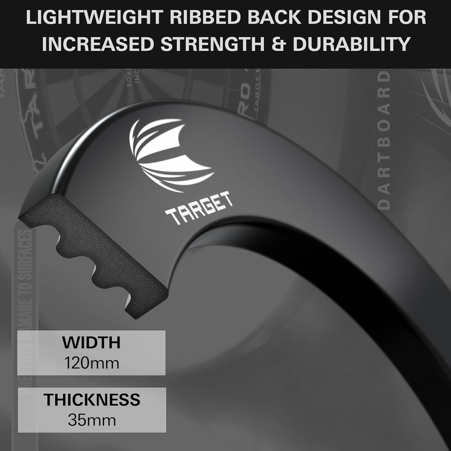 Dartboard Surround Ring Wall Protector 70cm Universal Fit Durable