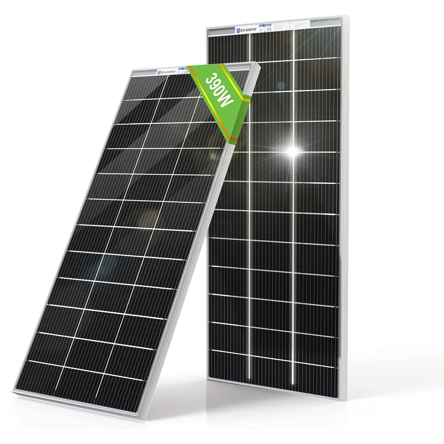 400W Bifacial Solar Panel Kit 2x195W 12V Mono Off Grid Power