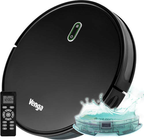 Robot Vacuum Mop 1600Pa 3 in 1 Auto Clean Quiet 120min Runtime